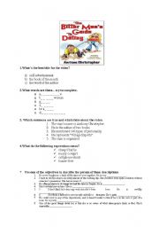 English Worksheet: personality with dvd