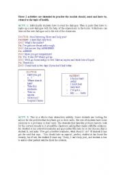 English Worksheet: Health and Modals