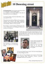 English culture 10 - 10 Downing street
