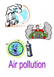 Pollution worksheets