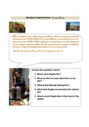 Reading Comprehension - Living in Kenya