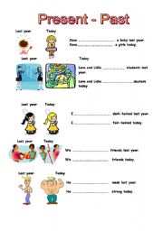 English Worksheet: verb to be comparative 2/2
