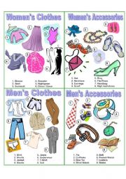 Clothes & Accessories Picture Dictionary