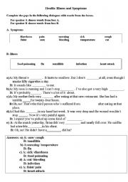 English Worksheet: health