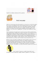 Body Language Reading plus questions