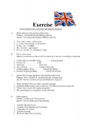 English worksheet: Exercise for present perfect, some/any, negative sentences