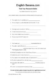 English Worksheet: You Either Know It Or You Dont! 1