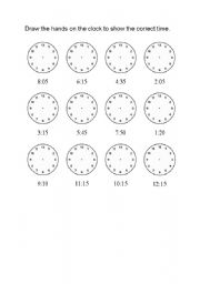 clocks activity for beginners