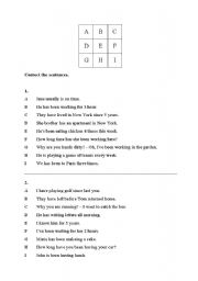 English worksheet: Noughts & Crosses game