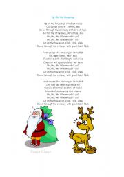 English Worksheet: christmas song