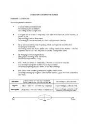 English Worksheet: Continuous tense review - Present, past and future continuous