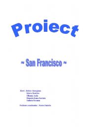 English worksheet: proiect