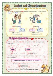 Subject and object questions guide (05.08.08)