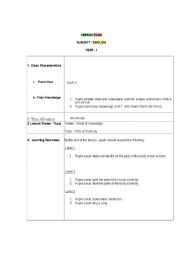 English Worksheet: English lesson plan integrated with music 