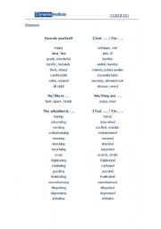 Vocabulary-Emotions