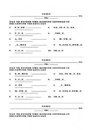 English Worksheet: My Family