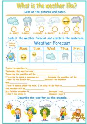 The weather worksheets