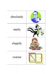 English worksheet: Adverb Vocab