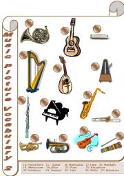 Music Picture Vocabulary (2/2)
