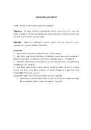 English Worksheet: Back to back