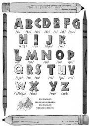 The Alphabet song (grey scale)