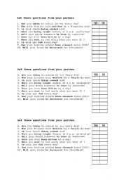 Passive quiz (pair work)