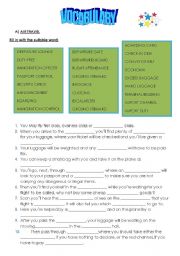 travel and tourism vocabulary exercises pdf