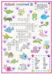 Animals crossword (3 of 3)