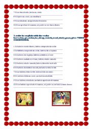 English Worksheet: CONDITIONALS second part