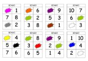 Bingo numbers and colours