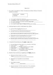 English worksheet: Greetings, present simple and continuous