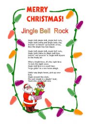 JINGLE BELL ROCK - ESL worksheet by Teresa Alecrim