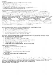 English Worksheet: term paper