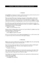 English Worksheet: verb to be