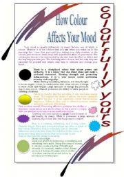 How Colour affects your mood