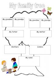 my family tree - ESL worksheet by meitalzelig