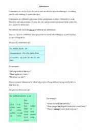 English Worksheet: Determiners