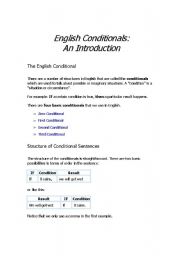English Worksheet: Conditionals made easy.