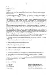 English worksheet: worksheet arda