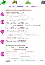 English Worksheet:  Present perfect versus Simple Past / Exclamative sentences / how ..;;;questions 