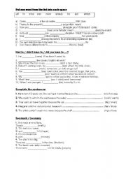 English Worksheet: exam