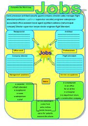 Jobs - four activities and  grammar notes