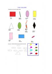 English Worksheet:  The colours