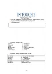 English worksheet: A TEST FOR YOUNG LEARNERS 