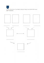 English Worksheet: Family Tree