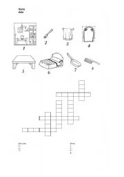 English Worksheet: criss cross home