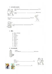 English Worksheet: Comparative structure