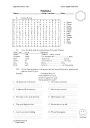 English Worksheet: Practice with tenses