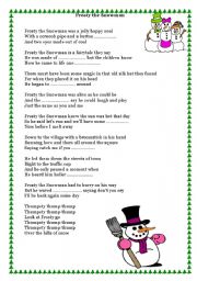 Song - Frosty the Snowman