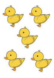Five little ducks worksheets
